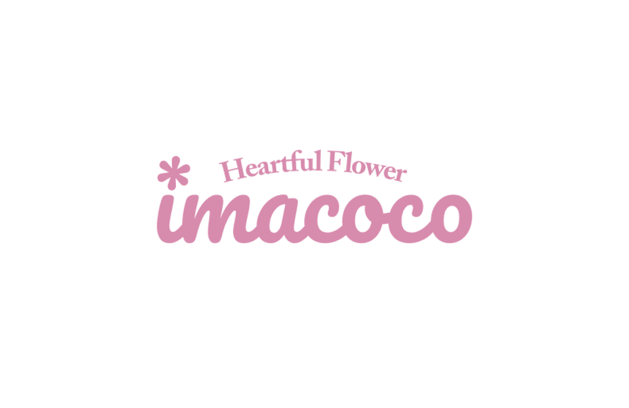 ロゴデザイン｜Heartful Flower*imacoco